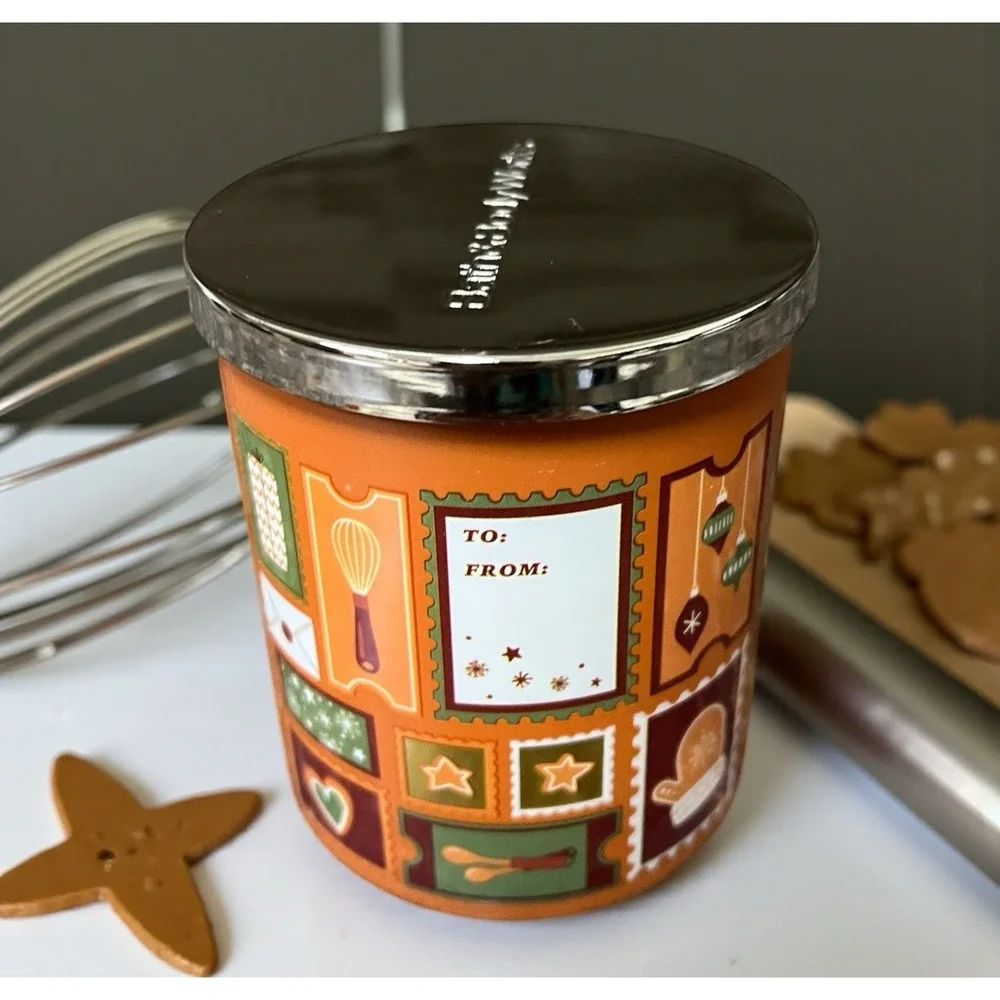 Bath & Body Works Single Wick Candle Cookie‎ Butter Truffle Soy Wax Holiday Gift